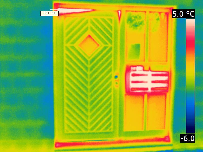 Bei auf der anderen Seite des Hauses anstehendem Wind zieht es aus den Briefschlitzen. Bei auf der anderen Seite des Hauses anstehendem Wind zieht es aus den Briefschlitzen.