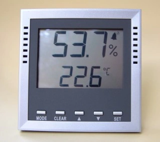 Hygrometer mit einstellbarer Alarmfunktion (akustisch)