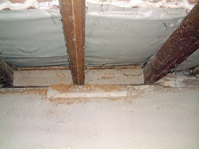 unsachgemäßer, nachträglicher Einbau einer dampfundurchlässigen Folie